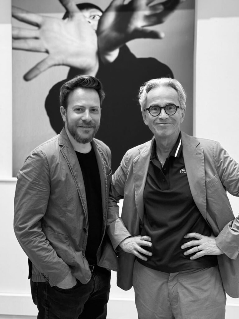 Josep Rodenas con Emmanuel Guigon, Director del Museo Picasso (Barcelona)